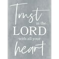 thumbnail image 2 of Rader, Lauren 25x32 White Modern Wood Framed Museum Art Print Titled - Trust in the Lord, 2 of 4