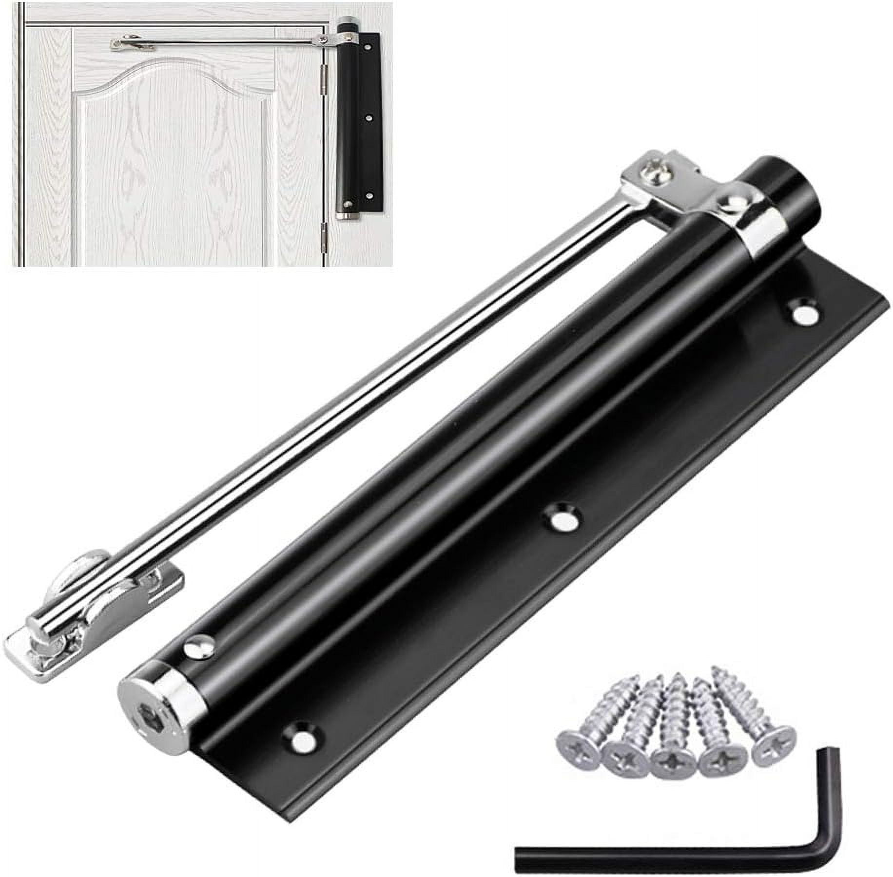 Chiudiporta doppio confalonieri, per porte da ingresso e porte pesanti, dimensioni 220x106 mm, colore bianco opaco