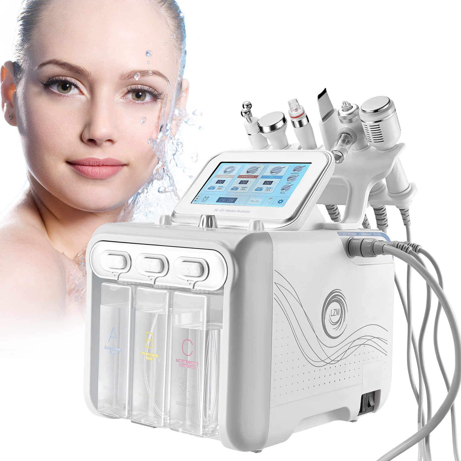 Hello Face Water Oxygen Facial Machine Steamer Injection Therapy
