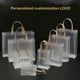 thumbnail image 3 of Bolsas de regalo transparentes de 10 piezas para invitados, embalaje de dulces, logotipo personalizado, para boda, cumpleaños, fiesta de navidad, 3 of 4