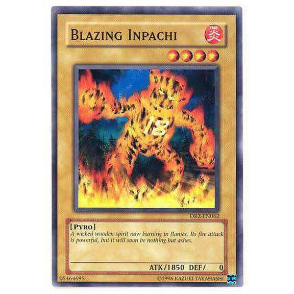 YuGiOh Dark Revelation 2 Common Blazing Inpachi DR2-EN062