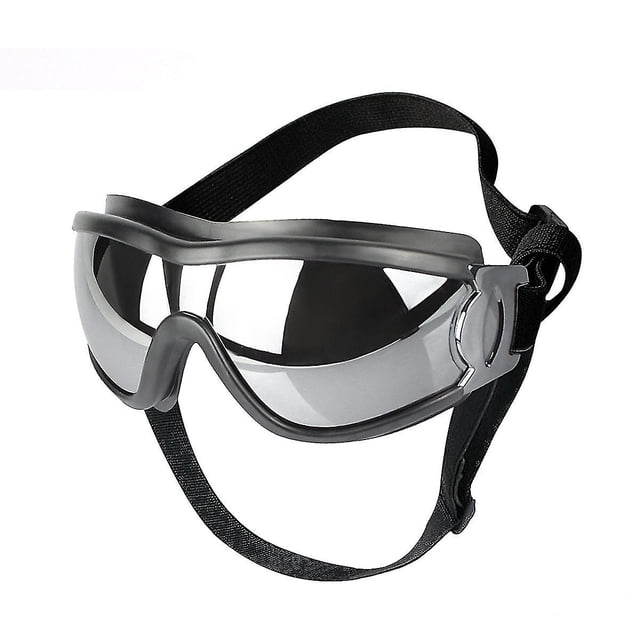 Gafas de sol para perros, impermeables, resistentes al viento y a los rayos UV, color negro.