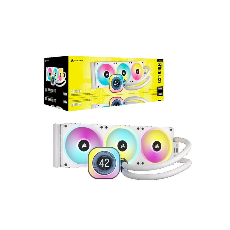 CORSAIR iCUE H150i Cooler, RGB Fans, 360mm - Intel LGA 1700, AMD