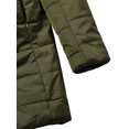 thumbnail image 6 of Ma Croix Womens Lightweight Alternative Down Puffer Coat Parka Jacket with Plush Lined Hood, 6 of 9
