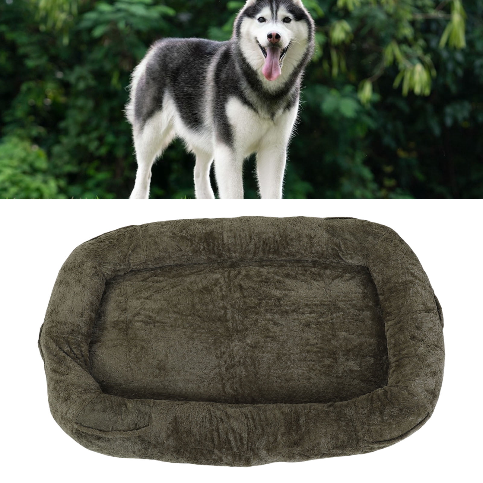 Human Dog Bed 71x47x12in Washable Extra Large Comfortable Pet Bed with Soft Blanket for Sleeping
