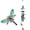 DragonflyA, variant on Metal Wind Chimes For Home Outdoor Garden Decoration Tubing Sculpture With Resonant Tones And Sleek Modern Design Wind, 29x12x6 cm, Owl