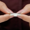 thumbnail image 4 of Empire Jewelry 1.4 Ct Princess Cut Diamond Wedding Ring - 14K White Gold Ring on Sale - Bridal Diamond Jewelry for Her - Double Shank Engagement Wedding Ring for Women - Classic Engagement Rings, 4 of 5