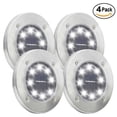 thumbnail image 3 of Jardín solar al aire libre Luz de tierra Paisaje 8 LED Lámparas de seguridad a prueba de agua Camino Patio Luz de piso 8 piezas tholdsy  LED1586-02B*2, 3 of 7