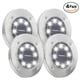 thumbnail image 3 of Jardín solar al aire libre Luz de tierra Paisaje 8 LED Lámparas de seguridad a prueba de agua Camino Patio Luz de piso 8 piezas AweSitey  LED1586-02B*2, 3 of 7