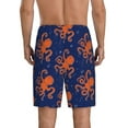 thumbnail image 3 of Fotbe Octopus Pajama Shorts for Men, Men's Pajama Bottoms, Sleepwear,Short Pajama Pants-XX-Large, 3 of 9