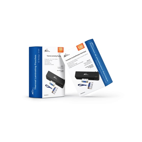 Royal Sovereign Film Plastifiant pour Pochette Lustré 5 Mil ID Taille 100 Paquets