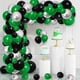 thumbnail image 5 of Kit de arco de guirnalda de globos plateados, verdes y negros, 117 piezas, globos plateados metálicos verdes y negros, globos de fiesta para videojuegos para la Copa Mundial de fútbol, ​​vídeo G, 5 of 5
