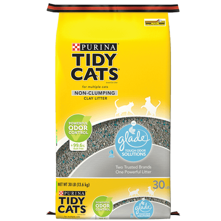 Purina Tidy Cats Non Clumping Cat Litter, Glade Clear Springs Multi Cat Litter - 30 lb. (The Best Cat Litter To Use)