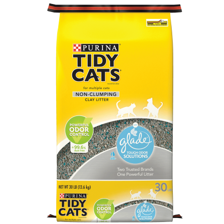Purina Tidy Cats Non Clumping Cat Litter, Glade Clear Springs Multi Cat Litter - 30 lb. (The Best Cat Litter To Use)