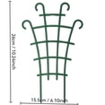 thumbnail image 3 of Soporte para plantas trepadoras,orquídeas,monstera y garras de cangrejo con protector de hojas,26 x 15,5 cm.Jaula resistente para plantas en maceta,enredaderas,para interior y exterior.Tuerca, 3 of 9