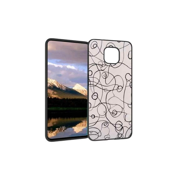 Compatible with Moto G Power 2021 Phone Case, Abstract 1 Case Men Women, Flexible Silicone Shockproof Case for Moto G Power 2021