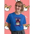 thumbnail image 2 of Corgi Mama T-Shirt Women -Image by Shutterstock, Female 3X-Large, 2 of 4