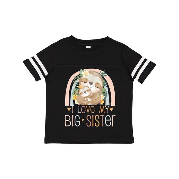Inktastic Little Sister I Love My Big Sister Boys or Girls Toddler T-Shirt