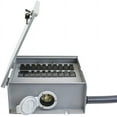 Reliance Building R Reliance R510A Pro/Tran2 50-Amp, 10-Cir Manual Switch with CS6375 Inlet ...