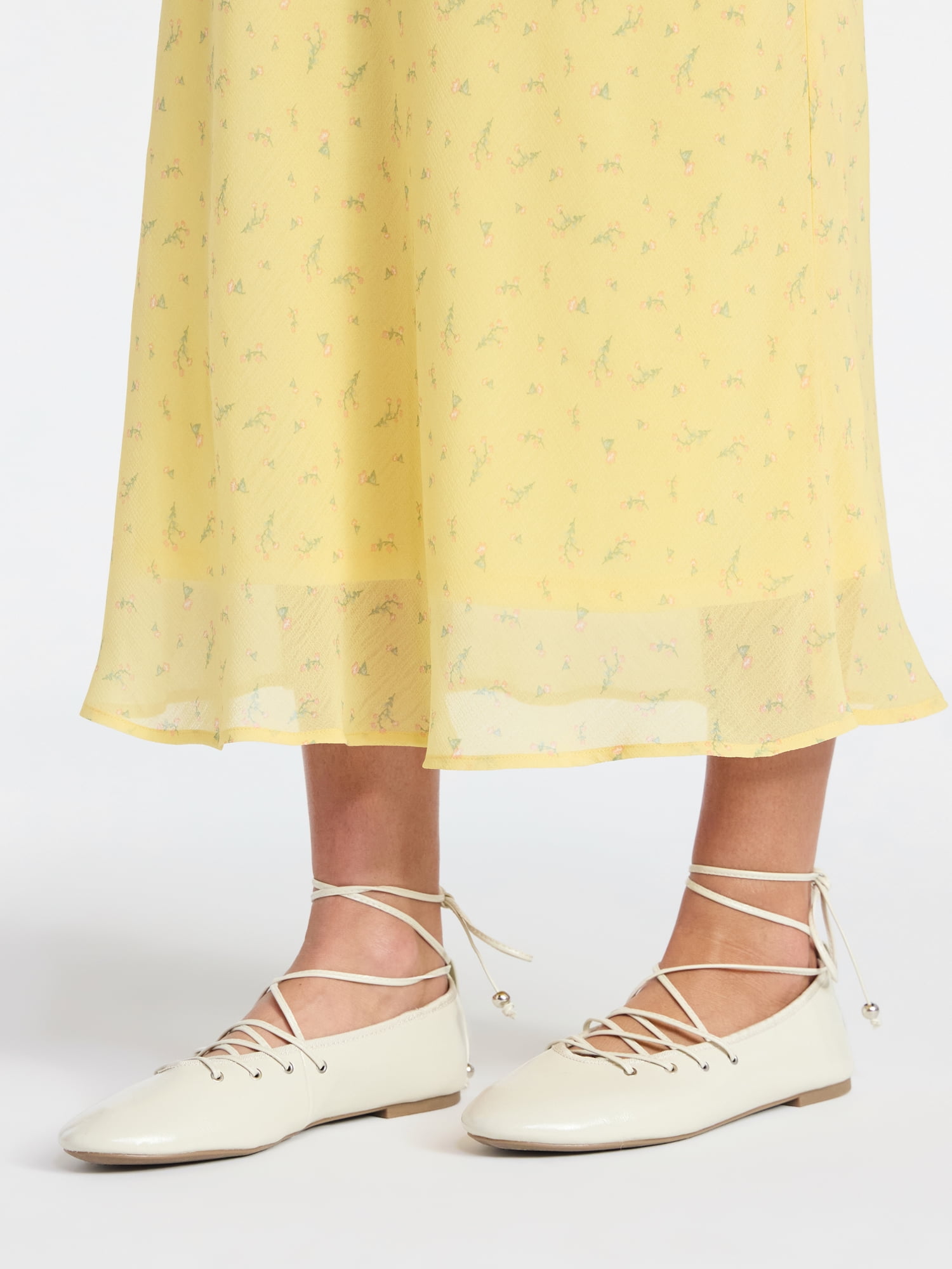 No Boundaries Corset Ballet Flats, Women's