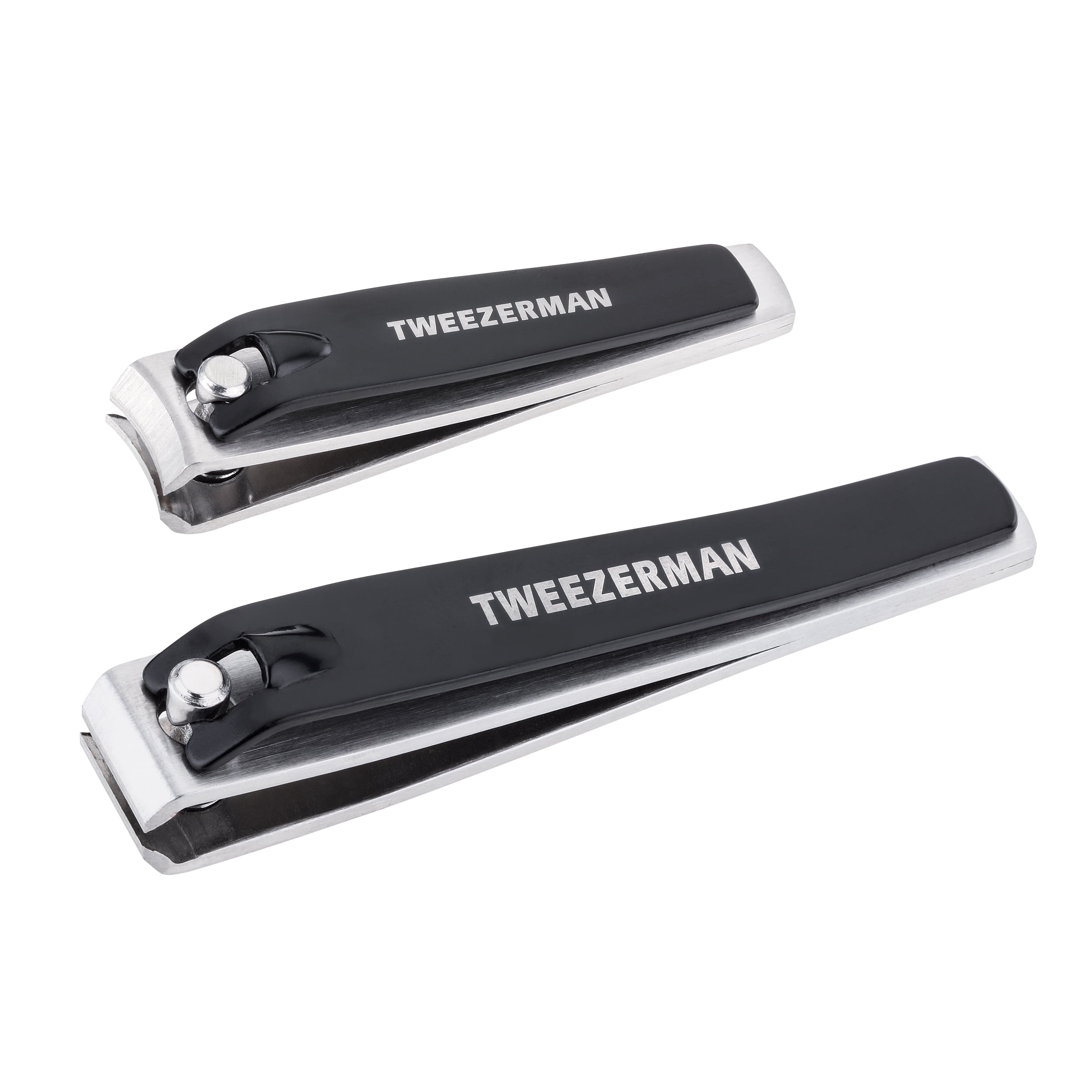 Tweezerman 2 Piece Stainless Steel Nail Clipper Set for Nail Care -  