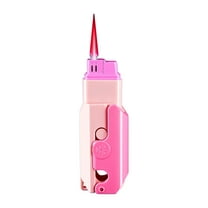 Fankiway Lighters for Candle, Gravity Radish Decompression inflatable Red Flame Lighter Windproof Direct Charge Lighter