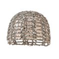 thumbnail image 2 of Women's Cotton Crochet Hollow Out Beanie Skull Cap Handmade Breathable Hat with Glitter Sequin Summer Beach Travel Gray One Size, 2 of 3