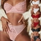 thumbnail image 2 of Conjunto de sujetador deportivo con forro de encaje perspectiva ropa interior sexy para mujer, 2 of 6