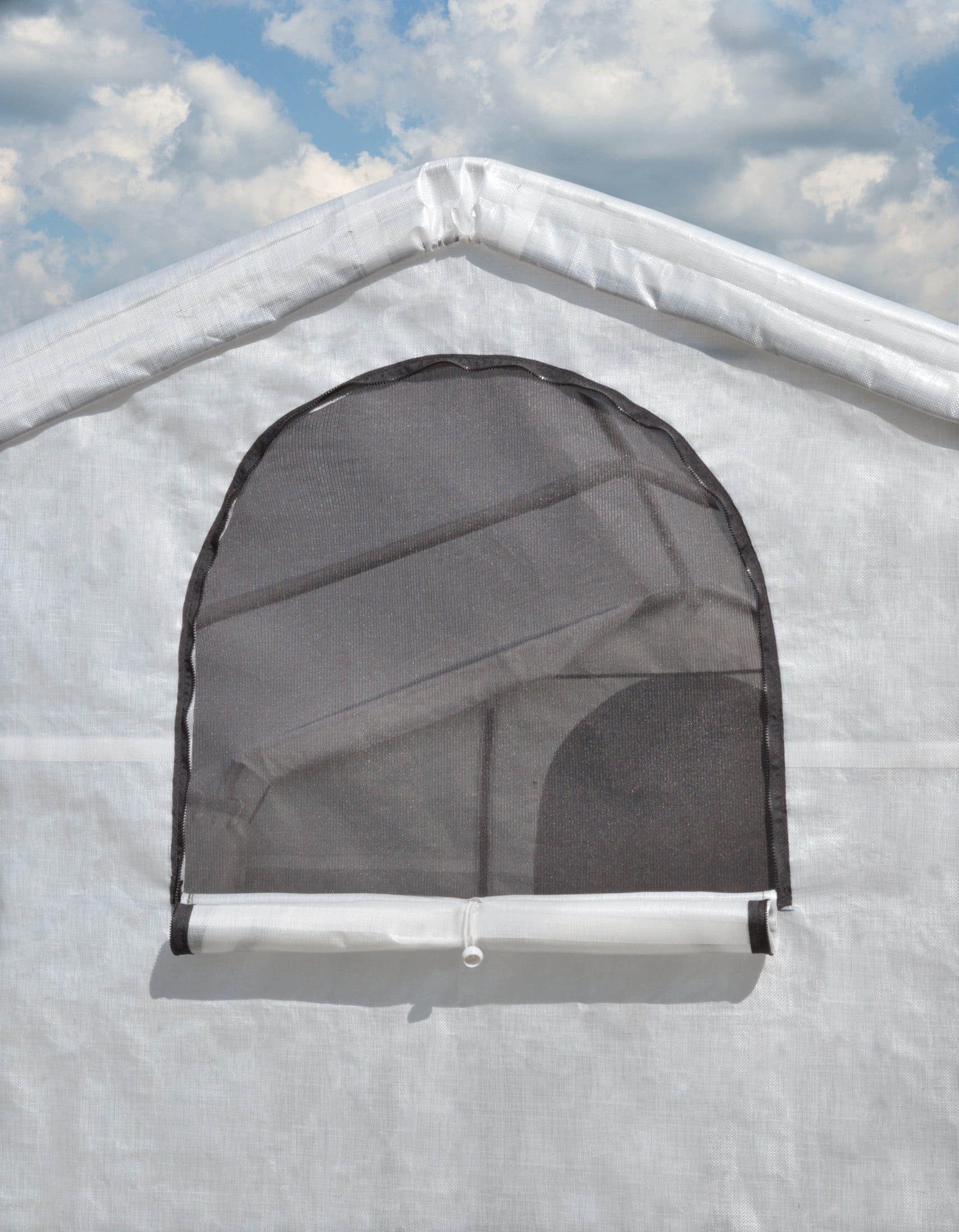 GrowIt - 12' x 24' x 8' - Clear - Heavy Duty Walk-In Tunnel Greenhouse