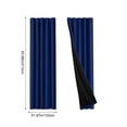 thumbnail image 3 of Blackout Curtains - Thermal Insulated, Rod Pocket, 83x52 Inches, 3 of 6