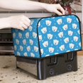 thumbnail image 7 of Lsque Cute Polar Bear Print 4 Slice Toaster Cover , Kitchen Appliance Dustproof Protector , Toaster Protector Dustproof Kitchen Appliance Cover, 7 of 7