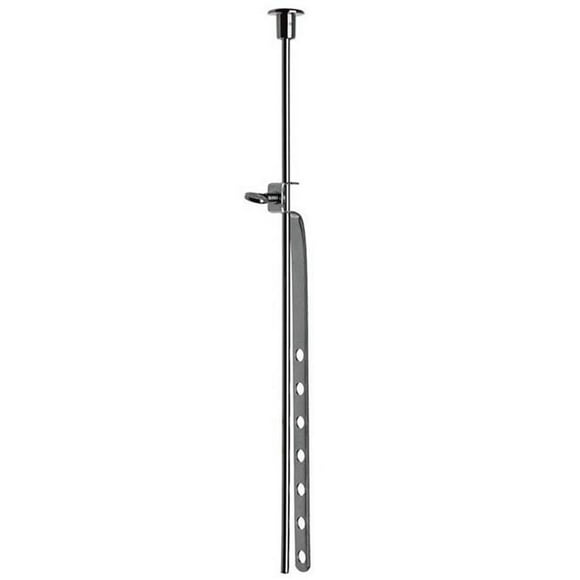 Ensemble de Tringle de Salle de Bain Universel, Laiton, Chromé pour Utilisation avec la Plupart des Robinets