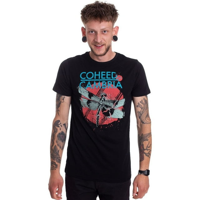 Coheed and Cambria T-Shirt en Coton pour Adulte Libellule