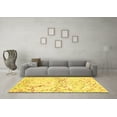 thumbnail image 3 of Ahgly Company Indoor Rectangle Abstract Yellow Contemporary Area Rugs, 5' x 8', 3 of 4