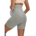 thumbnail image 3 of INSPIRE CHIC Women's Maternity High Waist Thigh Slimmers for Under Dresses Soft Comfort Pregnancy Shapewear M Gray, 3 of 5