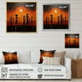 thumbnail image 4 of Designart "Tribes Ancient African Traditions VII" African Tribes Floater Framed Wall Art Print, 4 of 7
