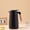 B001- Black, variant on Thermal Coffee Carafe, Carafe for Hot Liquids, for Hot Water, Insulated Beverage Dispenser, Matte Black, Wood Handle, Countertop Coffee Station, 1 Pc