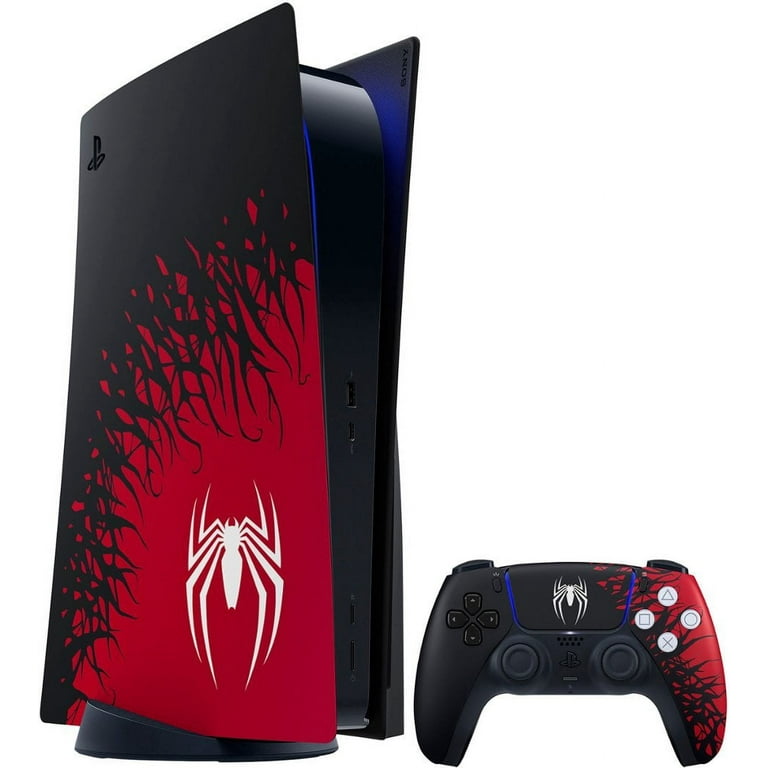 PlayStation 5 PS5 Marvel Spider-Man 2 Limited DualSense Controller & Cover