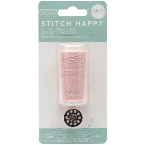 We R Stitch Happy Thread-Pink
