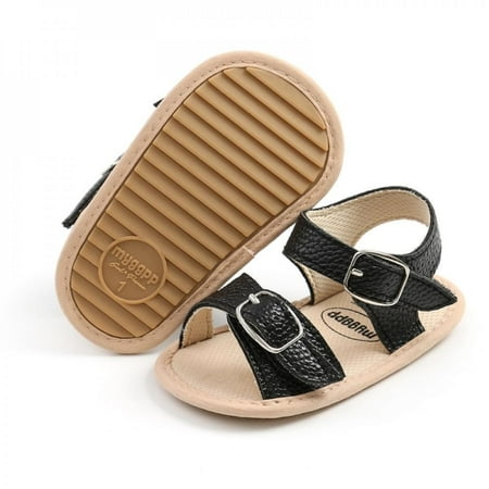 

Promotion!Summer Baby Kid Boy Girl Sandals Newborn Leather Soft Sole Crib Shoes