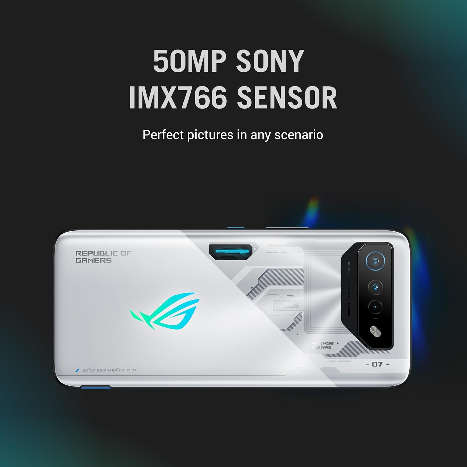 ASUS ROG Phone 7 Cell Phone, 6.78” FHD+ 2448x1080 165Hz, 6000mAh