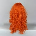 thumbnail image 5 of Unique Bargains Christmas Wigs for Women 22" Orange Curly Wig with Wig Cap, 5 of 6