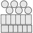 thumbnail image 1 of TABLZONE 18Pcs Heat Transfer Patch With Sublimation Printing For Everyday Use And Diy Projects, 1 of 8
