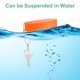 thumbnail image 5 of Uxcell 6-Pack Llavero Flotante para Navegación, Anillos de Llave a Prueba de Agua de Color Brillante para Deportes Acuáticos al Aire Libre [Naranja], 5 of 6