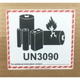 thumbnail image 3 of UN3090 Caution Lithium Battery Labels 4.5 x 5 Inch 500 Adhesive Stickers, 3 of 3