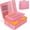 Pink, variant on Document Organizer with 5200? Heat Insulated, and Fireproof Document Box,Portable Travel Safe Storage Box for Important Documents,File and Birth Certificate,
