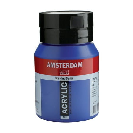 UPC: 8712079044299 | Amsterdam Standard Series Acrylic Paint 500ml Phthalo Blue