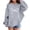 Grey, variant on Ruyang Oversized Hoodies for Teens Girls Bowknot Graphic Preppy Hooded Sweatshirts Baggy Athletic Pullover Tops Pocket