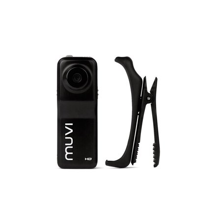 Metal Compact Camcorders - Veho Muvi HD7X Micro Camcorder | HD | Handsfree | 8GB memory card | Body Worn | Action Camera | Surveillance | Security | MiniDV | Metal | Built-in mic | Audio (VCC-003-MUVI-720)