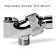 thumbnail image 4 of Soporte de brazo de ducha ajustable - Cromo - 0.5 JAMW Sencillez, 4 of 5